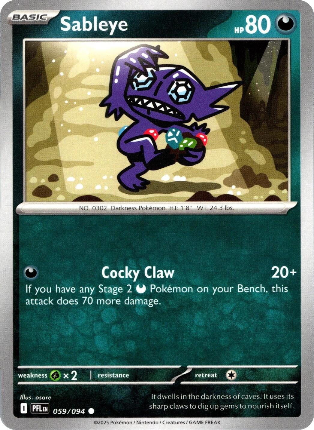 Sableye #59 (PFL)