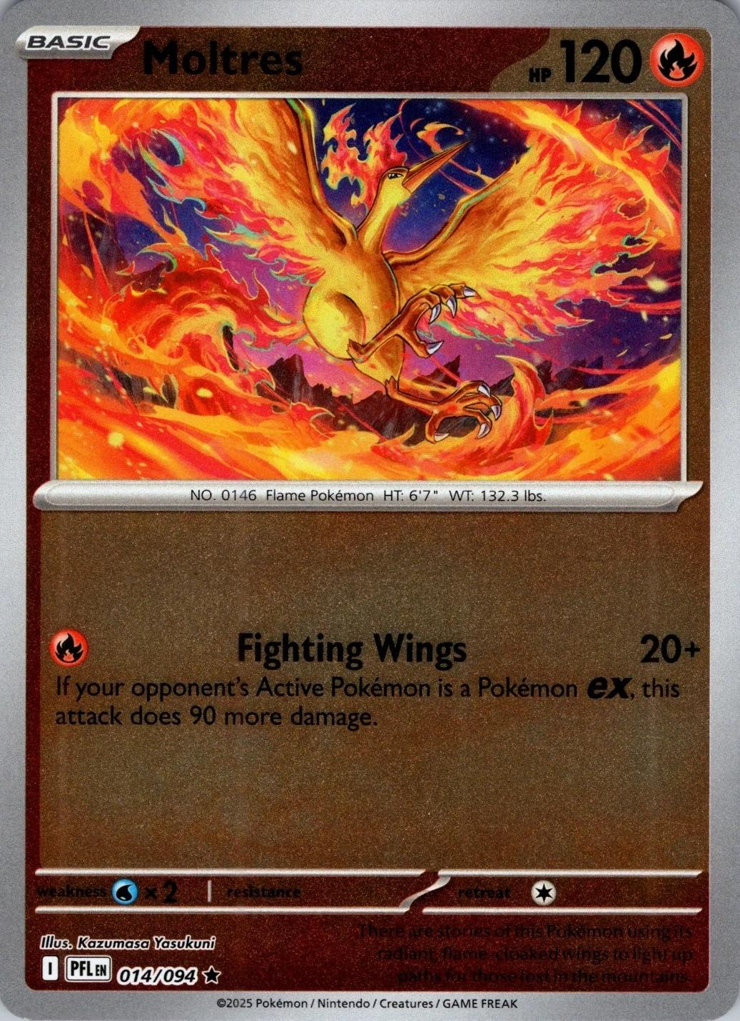 Moltres [Reverse Holo] #14 (PFL)