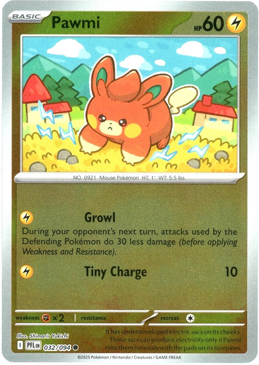 Pawmi [Reverse Holo] #32 (PFL)