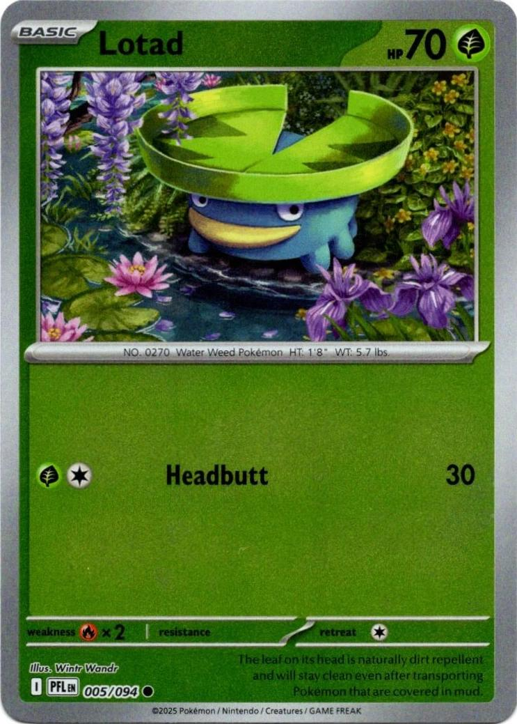Lotad [Reverse Holo] #5 (PFL)