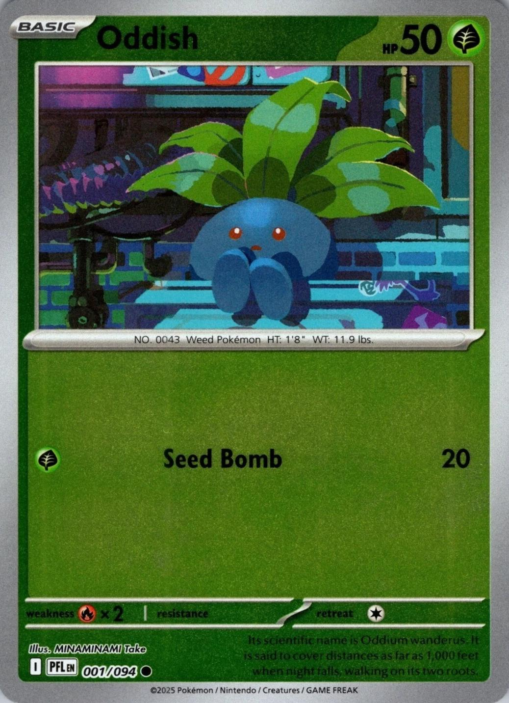 Oddish [Reverse Holo] #1 (PFL)
