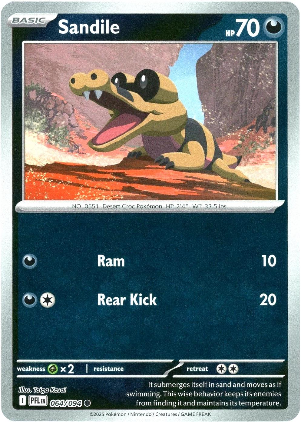 Sandile [Reverse Holo] #64