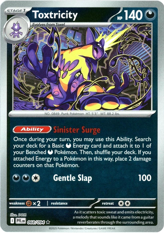 Toxtricity [Reverse Holo] #68 (PFL)