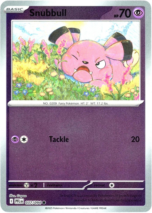 Snubbull [Reverse Holo] #37 (PFL)