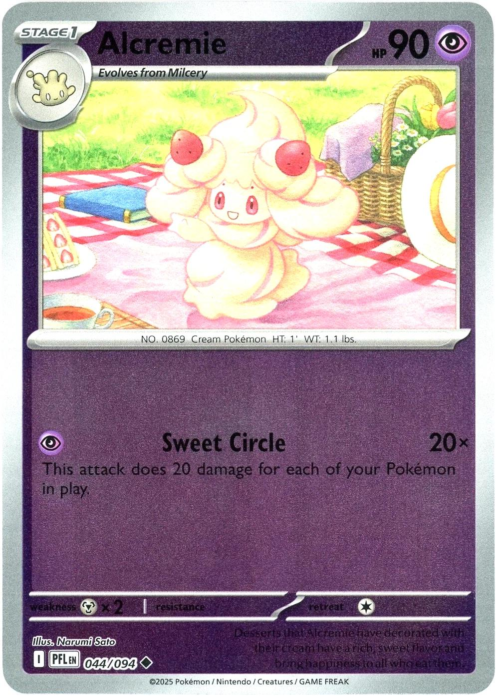 Alcremie [Reverse Holo] #44 (PFL)