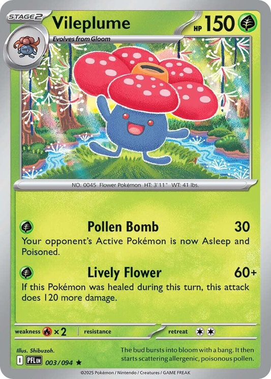 Vileplume #3 [Foil] (PFL)