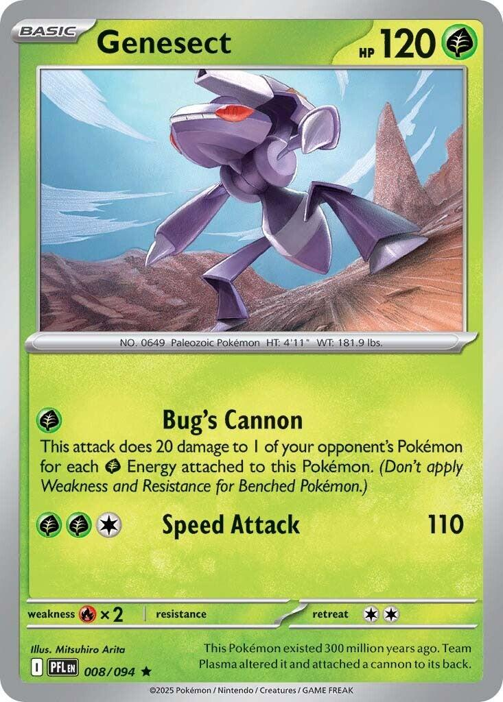 Genesect #8 [Foil] (PFL)
